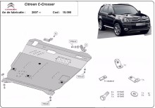 Acier plaque couvercle cache protection moteur Citroen C - Crosser (2007-2012)