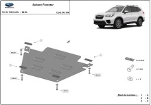 Stalowa Osłona skrzyni biegów Subaru Forester 5 (2018-2026)