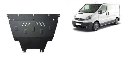 Acier plaque couvercle cache protection moteur Opel Vivaro (2011-2014)