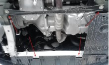 Acier plaque couvercle cache protection moteur Opel Crossland X (2014-2019)