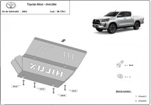 Aluminium osłona chłodnicy Toyota Hilux Invincible (2021-2026)