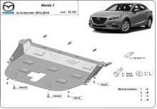 Acier plaque couvercle cache protection moteur Mazda 6 (2013-2018)
