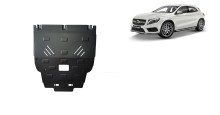 Acier plaque couvercle cache protection moteur Mercedes GLC Coupe X253 (2014-2019)