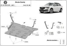 Acier plaque couvercle cache protection moteur Skoda Fabia 2 Diesel (2017-2026)