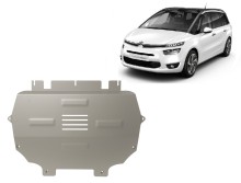 Aluminium plaque couvercle cache protection moteur Citroen Grand C4 Picasso (2013-2018)