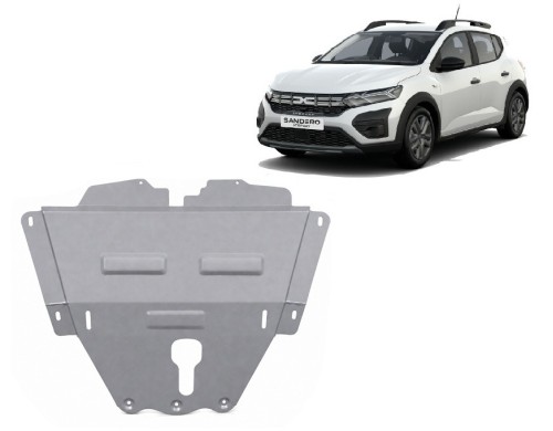 Stalowa Osłona pod silnik aluminium Dacia Sandero Stepway (2021-2026)