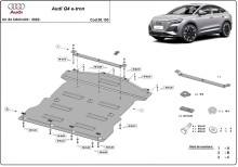 Acier plaque couvercle cache protection moteur Audi Q4 e-tron (2022-2026)