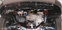 Aluminium Osłona pod silnik Kia Sportage (2019-2021)