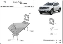 Stalowa Osłona Zawór EGR Dacia Duster Aluminium (2021-2024)