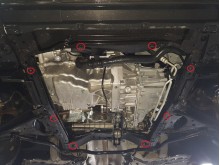 Acier plaque couvercle cache protection moteur Dacia Logan I (2005-2012)