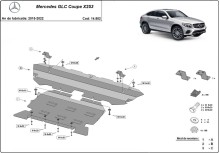 Acier plaque couvercle cache protection moteur Mercedes GLC (2015-2022)