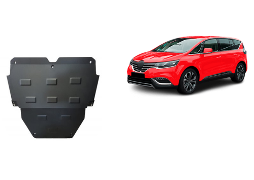 Acier plaque couvercle cache protection moteur Renault Kangoo Van (2015-2026)