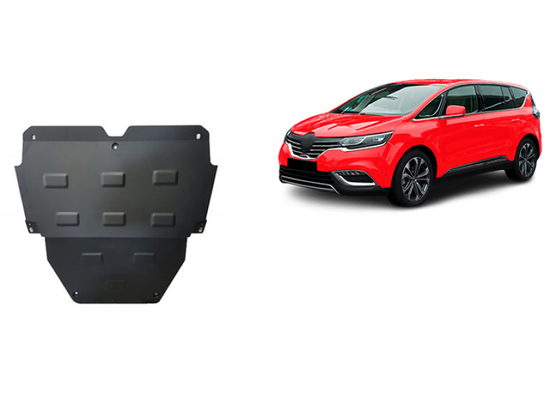 Acier plaque couvercle cache protection moteur Renault Kangoo Van (2015-2026)
