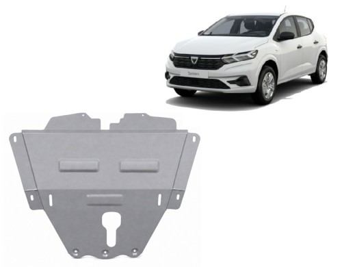 Stalowa Osłona pod silnik aluminium Dacia Sandero (2021-2026)