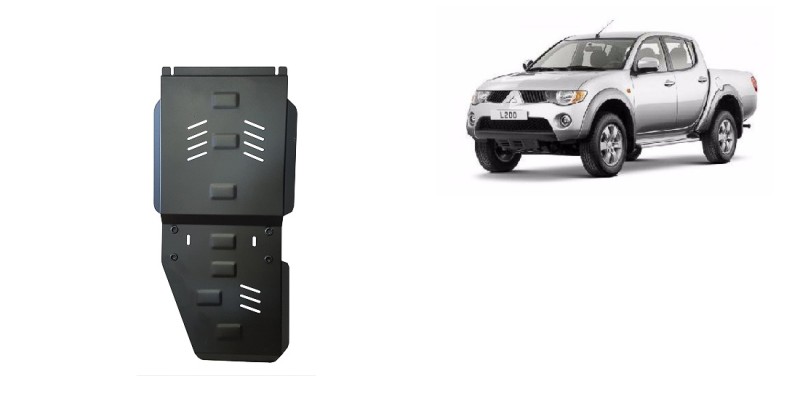 Acier plaque couvercle cache protection boîte de vitesses Mitsubishi L200 (2005-2015)