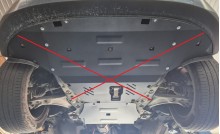Acier plaque couvercle cache protection catalyseur Kia Sportage (2021-2026)