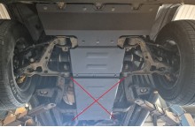 Acier plaque couvercle cache protection moteur Baic Beijing BJ40 (2023-2026)