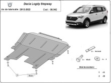 Acier plaque couvercle cache protection moteur Dacia Lodgy Stepway (2012-2026)