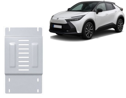 Aluminiowa osłona / blokada katalizatora do Toyota C-HR (2023-2026) Aluminiowa osłona / blokada katalizatora do Toyota C-HR (2023-2026)