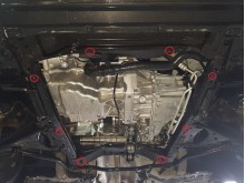 Acier plaque couvercle cache protection moteur Dacia Logan MCV (2012-2020)