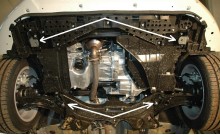 Acier plaque couvercle cache protection moteur Suzuki Swift (2010-2016)