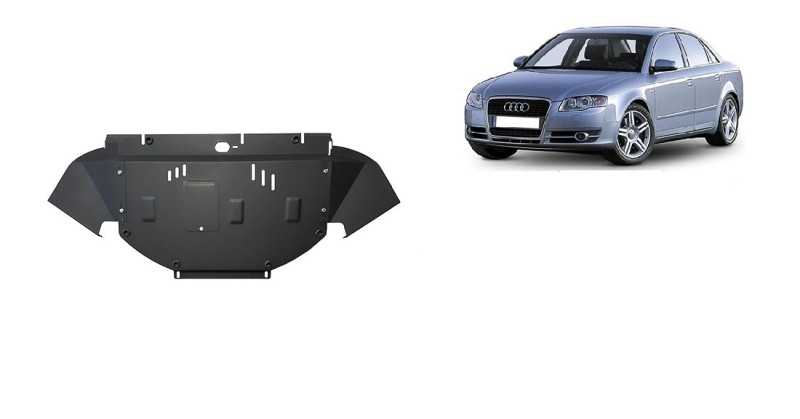 Acier plaque couvercle cache protection moteur Audi A4 B7 All Road (2005-2008)