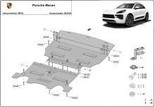 Acier plaque couvercle cache protection moteur Mitsubishi Colt (2014-2026)