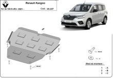 Acier plaque couvercle cache protection moteur Renault Kangoo (2021-2026)