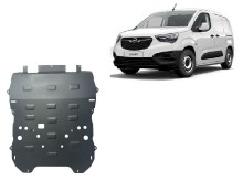 Acier plaque couvercle cache protection moteur Opel Vauxhall Combo (2018-2026)