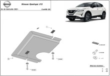 Acier plaque couvercle cache protection différentiel Nissan Qashqai (2021-2026)