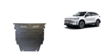 Acier plaque couvercle cache protection moteur Baic Beijing X75 (2023-2026)