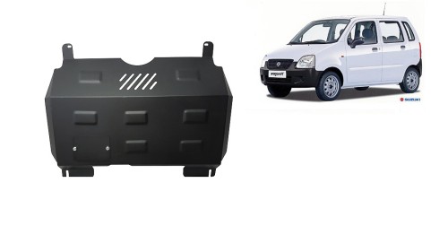Acier plaque couvercle cache protection moteur Suzuki Wagon R+ (2000-2007)