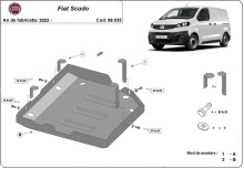 Stalowa Stalowa Osłona AdBlue Fiat Scudo (2022-2026)