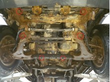 Acier plaque couvercle cache protection moteur Mitsubishi ASX (1998-2007)