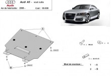 Acier plaque couvercle cache protection boîte de vitesses Audi A5 (2008-2016)
