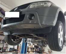 Aluminium plaque couvercle cache protection moteur Suzuki Grand Vitara (2005-2019)