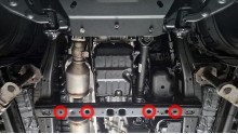 Stalowa osłona skrzyni biegów Toyota Hilux (2026-2026)