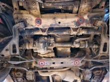 Acier plaque couvercle cache protection moteur Chevrolet Tracker (1999-2005)