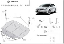 Acier plaque couvercle cache protection moteur VW Passat B8 - automatique (2011-2015)