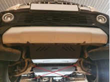 Acier plaque couvercle cache protection de radiateur Fiat Fullback (2016-2019)