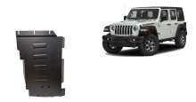 Acier plaque couvercle cache protection boîte de vitesses Jeep Wrangler (2017-2026)