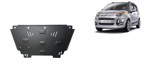 Stalowa Osłona pod silnik Citroen C3 Picasso (2009-2017)