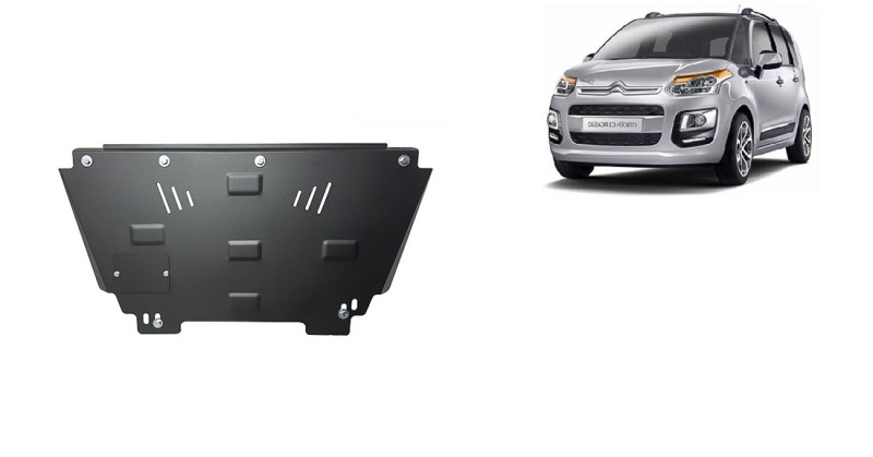 Acier plaque couvercle cache protection moteur Citroen C3 Picasso (2009-2017)
