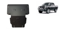 Acier plaque couvercle cache protection moteur Mitsubishi Lancer (1998-2007)