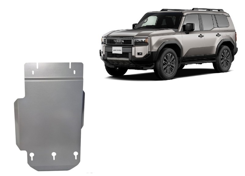 Aluminium plaque couvercle cache protection boîte de vitesses Toyota Land Cruiser (2024-2026)