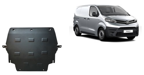 Acier plaque couvercle cache protection moteur Toyota C-HR (2016-2026)