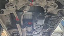 Acier plaque couvercle cache protection catalyseur Renault Master (2010-2021)