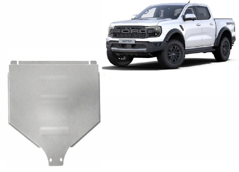 Aluminium plaque couvercle cache protection boîte de vitesses Ford Ranger Raptor (2023-2026)