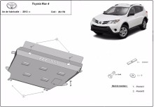 Acier plaque couvercle cache protection moteur Toyota RAV 4 essence (2013-2018)