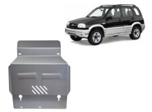 Aluminium plaque couvercle cache protection moteur Suzuki Grand Vitara (1999-2005)